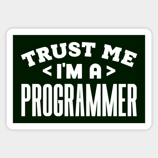 Trust Me, I'm a Programmer Magnet by colorsplash